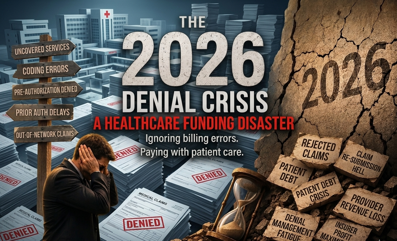 Healthcare Analytics Dashboard reflecting claim denials